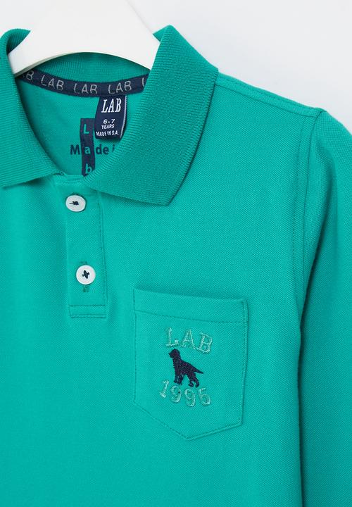 LAB - Long sleeve golfer tee - blue