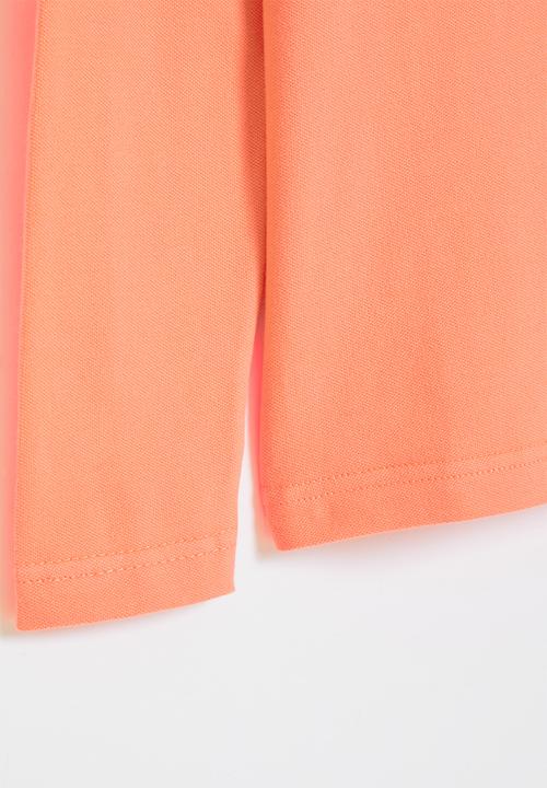 LAB - Long sleeve golfer tee - peach