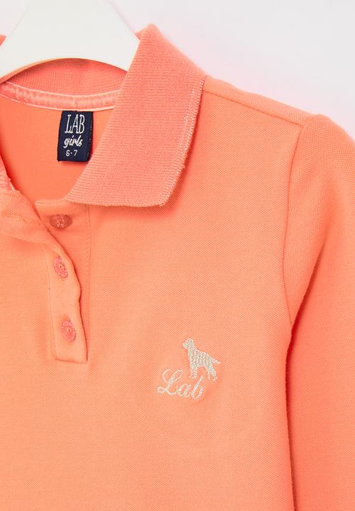 LAB - Long sleeve golfer tee - peach