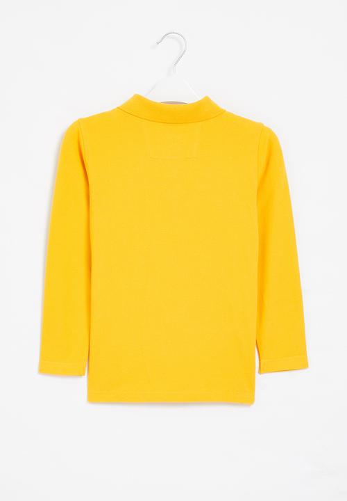 LAB - Long sleeve golfer tee - yellow