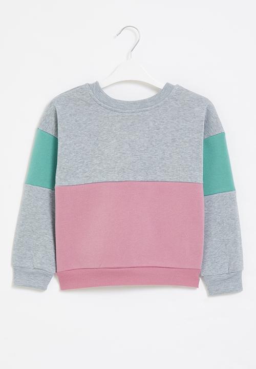 Superbalist Kids - Colourblock sweat top - multi 