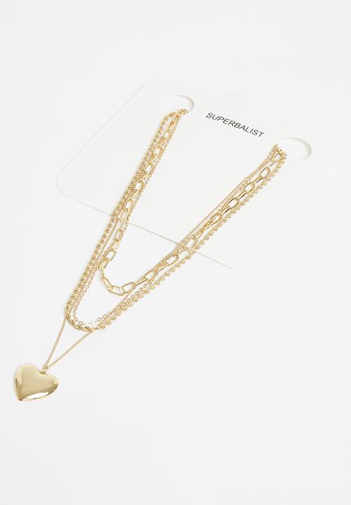 Superbalist - Katie layered necklace - gold