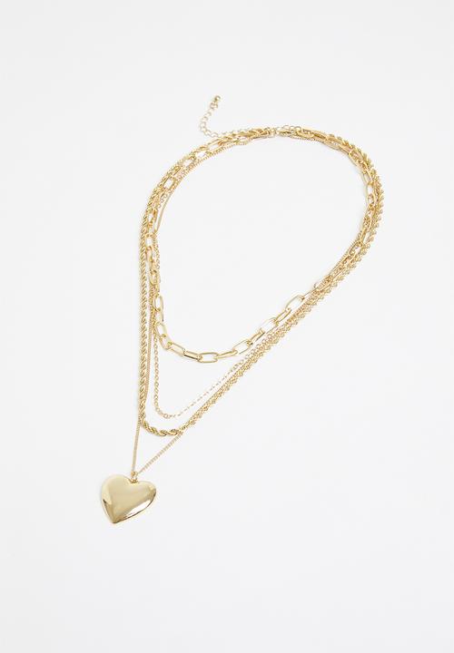 Superbalist - Katie layered necklace - gold