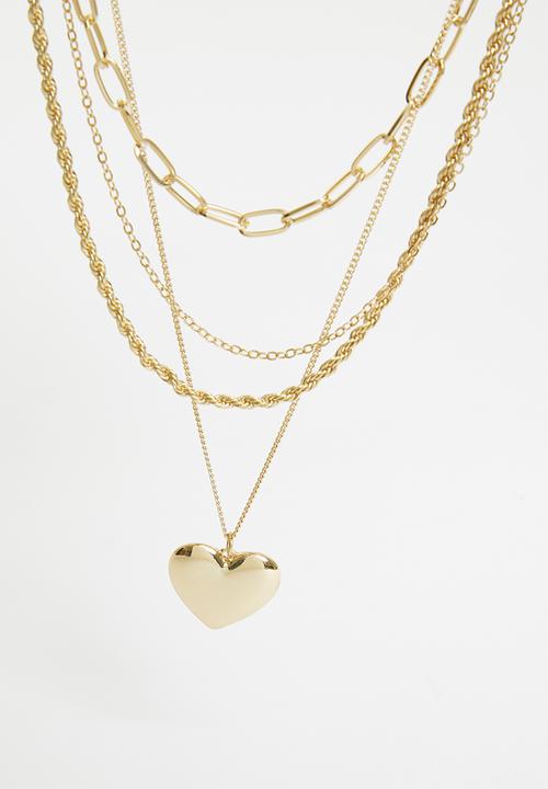 Superbalist - Katie layered necklace - gold