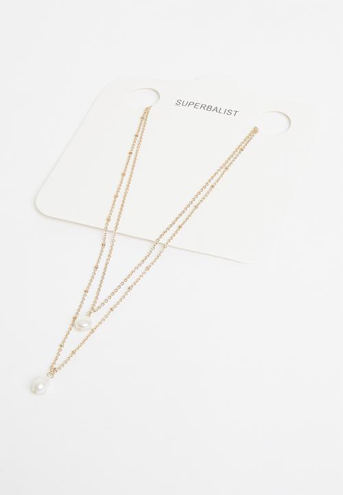Superbalist - Katie layered necklace - gold