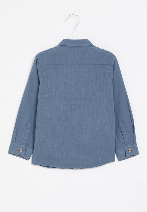 Koton Kids - Shirt with bow - indigo