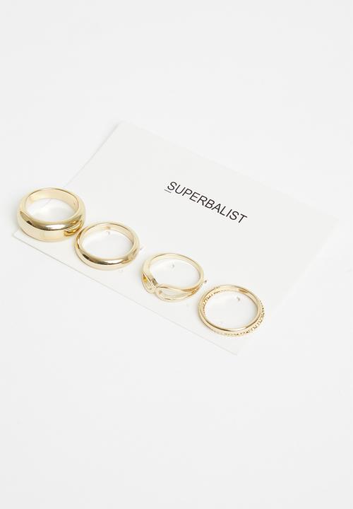 Superbalist - Ring set - gold