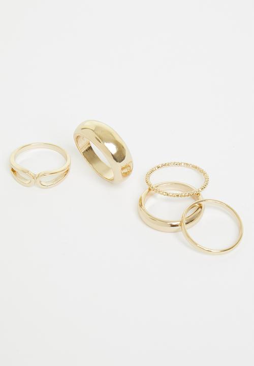 Superbalist - Ring set - gold