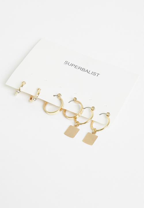 Superbalist - Donna earring pack - gold