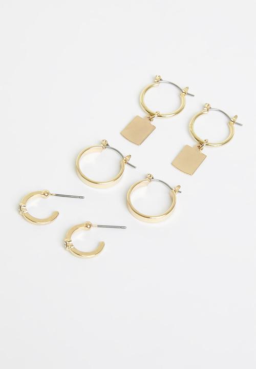 Superbalist - Donna earring pack - gold