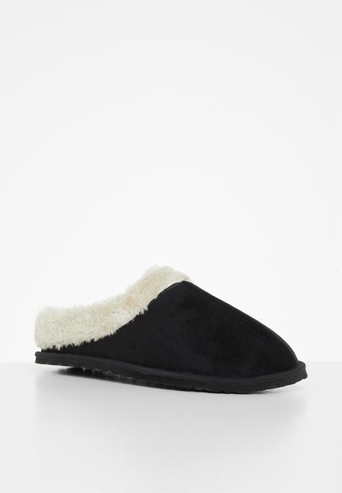 Superbalist - Comfy zen slipper - black
