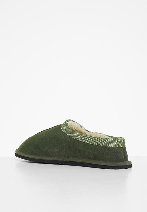 Lark & Crosse - Larry slipper - green