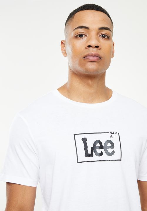 Lee  - Usa logo short sleeve tee - white
