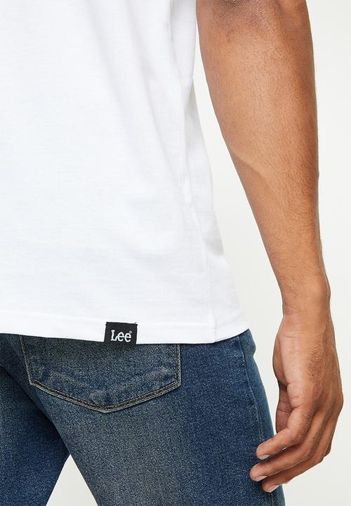 Lee  - Usa logo short sleeve tee - white