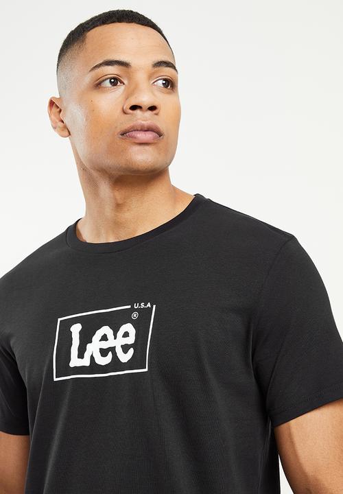 Lee  - Usa logo short sleeve tee - black