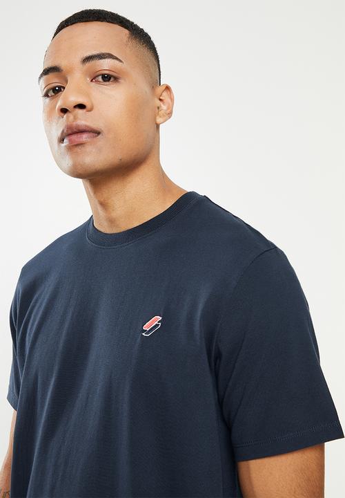 Superdry. - Superdry code essential tee - deep navy
