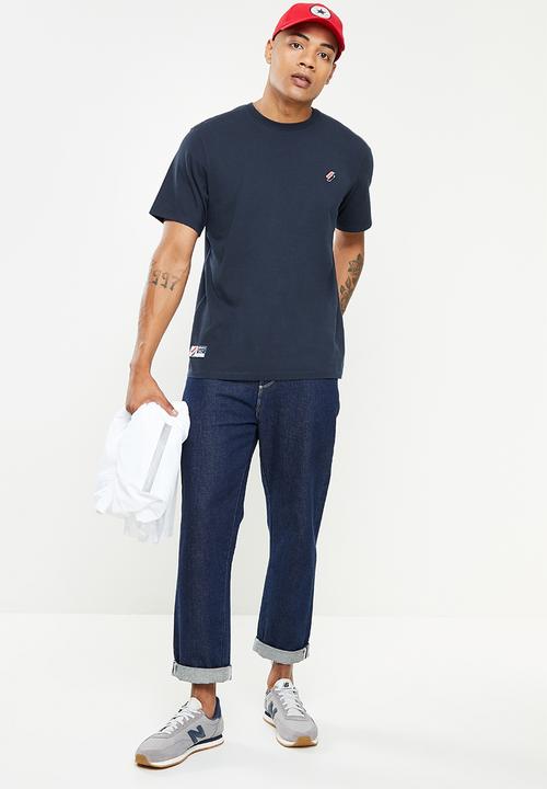 Superdry. - Superdry code essential tee - deep navy