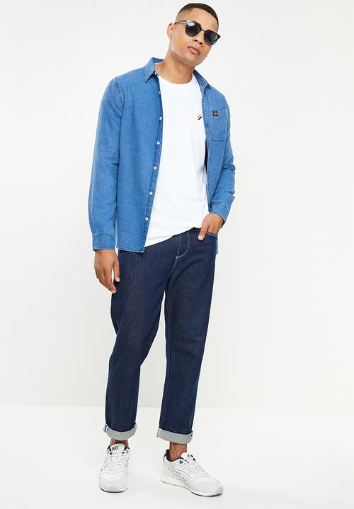 Superdry. - Superdry code essential long sleeve top - white 