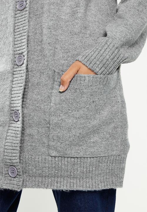 Glamorous - Cardigan - dark grey marl
