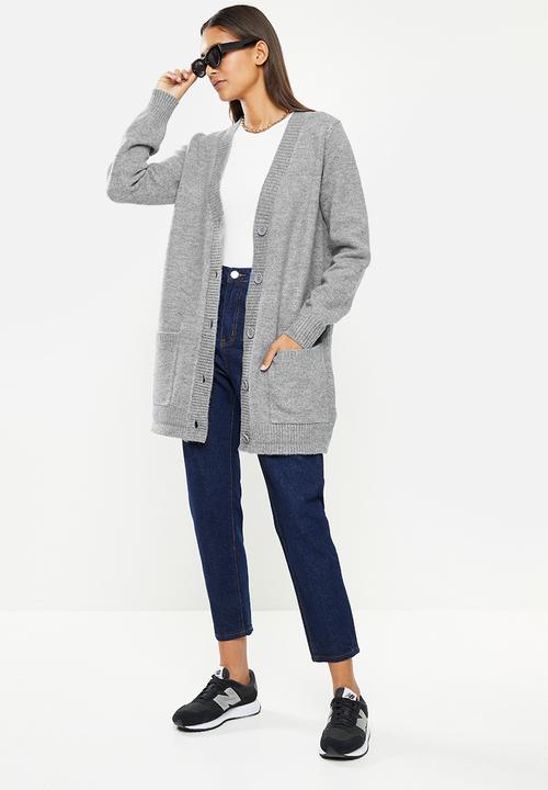Glamorous - Cardigan - dark grey marl