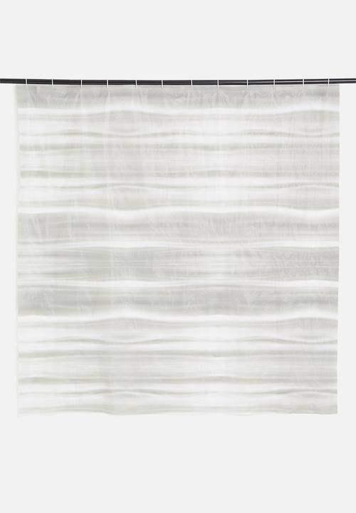 Bathroom Solutions - Shower curtain romance - grey