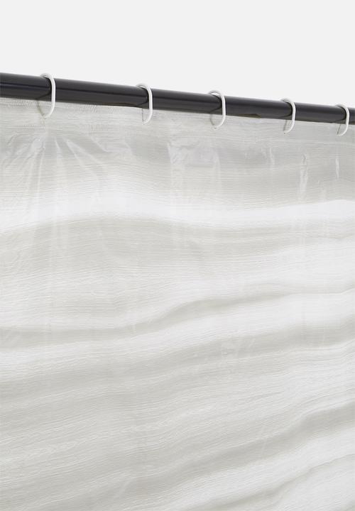 Bathroom Solutions - Shower curtain romance - grey