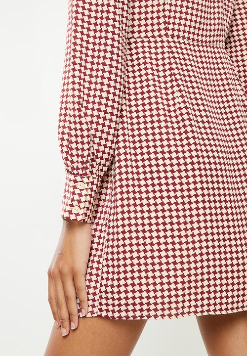 Glamorous - Dress - burgundy 
