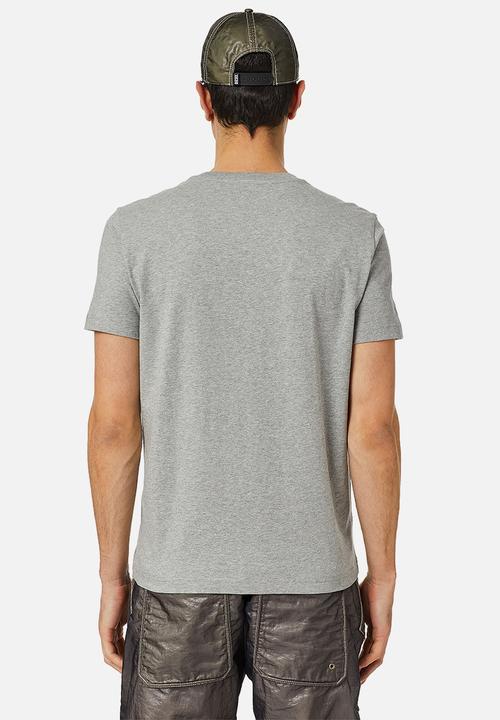 Diesel  - T-diegor-div short sleeve tee - grey melange
