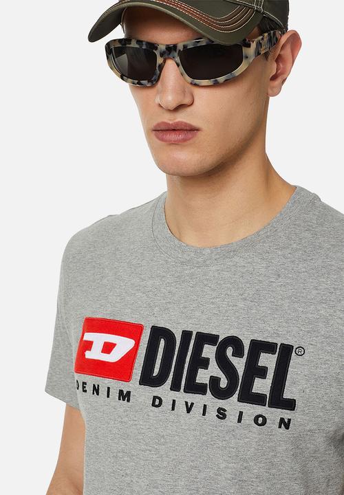 Diesel  - T-diegor-div short sleeve tee - grey melange