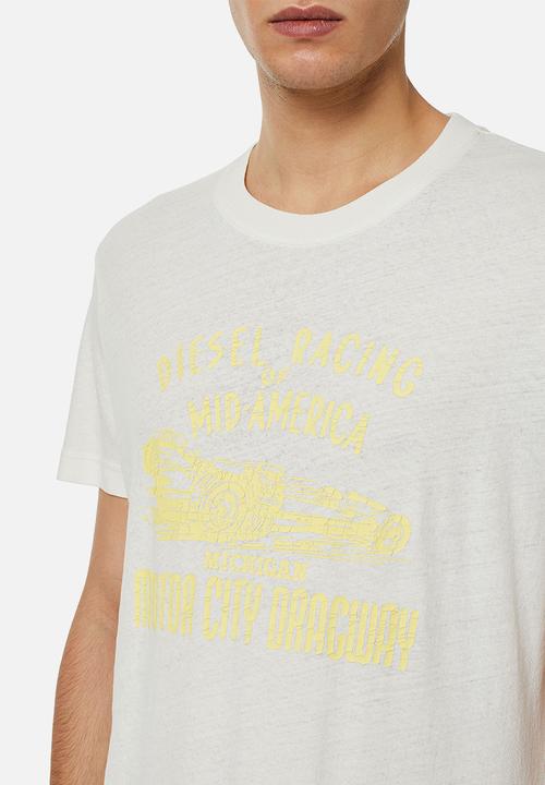 Diesel  - T-diegor-c6 short sleeve tee - white