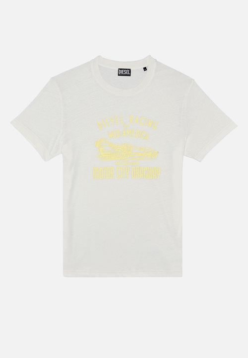 Diesel  - T-diegor-c6 short sleeve tee - white