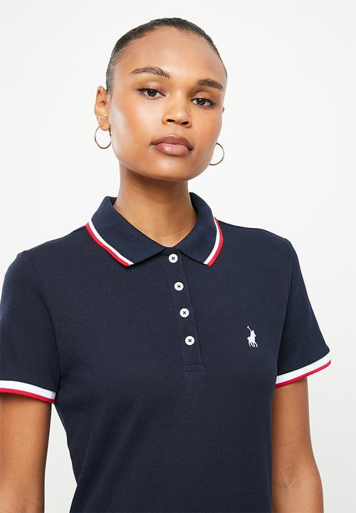 POLO - Wmn essential short sleeve golfer dress - navy