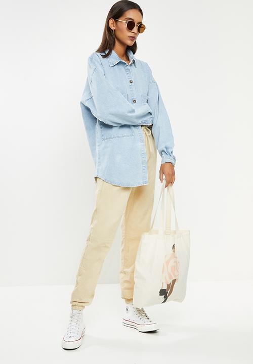 Glamorous - Corduroy joggers - stone