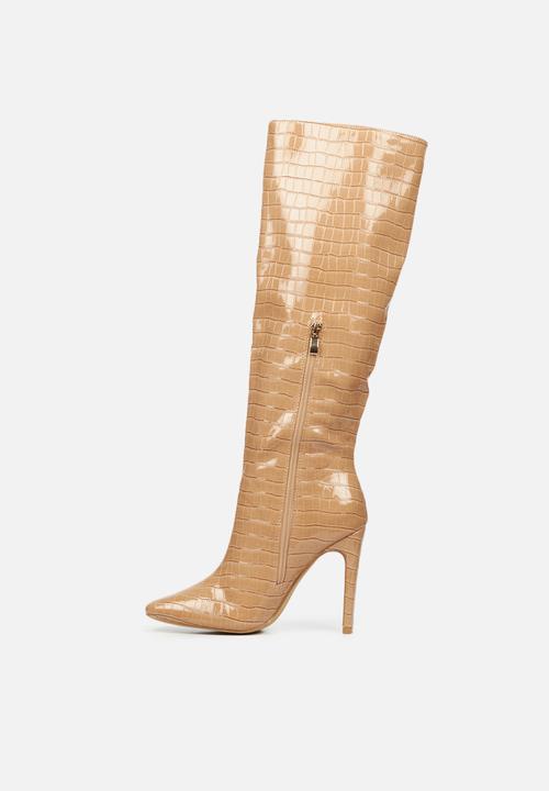 Miss Black - Maffia1 over the knee boot - neutral