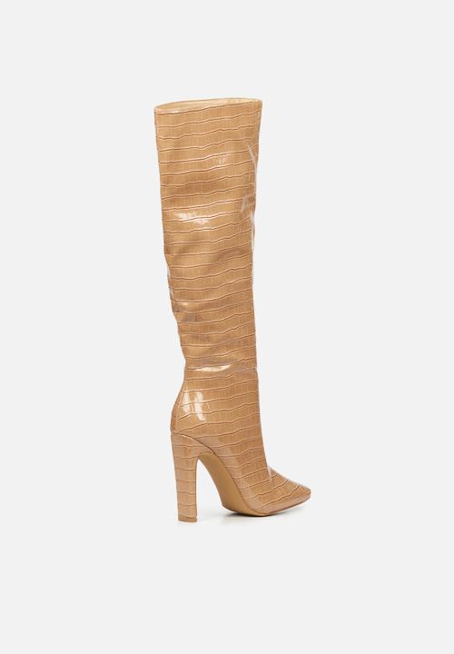 Miss Black - Maffia1 over the knee boot - neutral