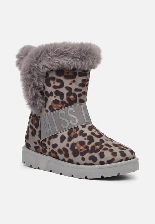 Miss Black - Rae3 ankle boot - grey