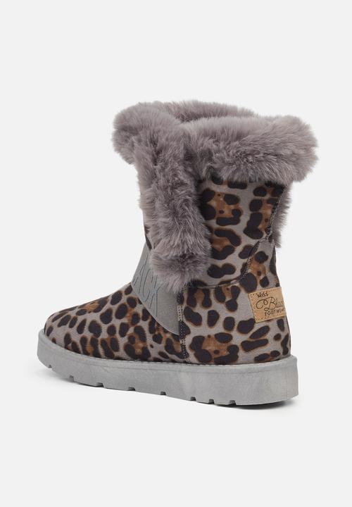 Miss Black - Rae3 ankle boot - grey