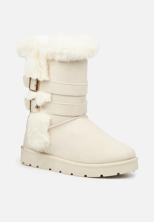Miss Black - Rae5 ankle boot - bone