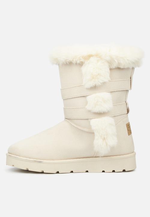 Miss Black - Rae5 ankle boot - bone