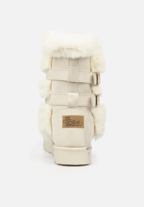 Miss Black - Rae5 ankle boot - bone