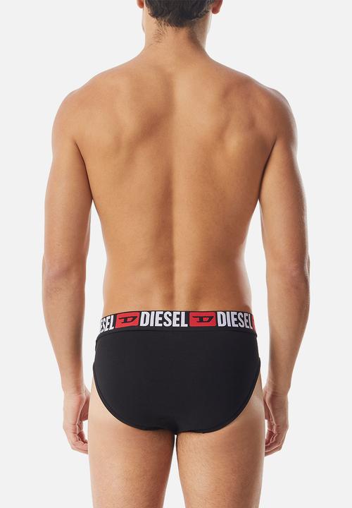 Diesel  - Umbr-andre three pack briefs - black