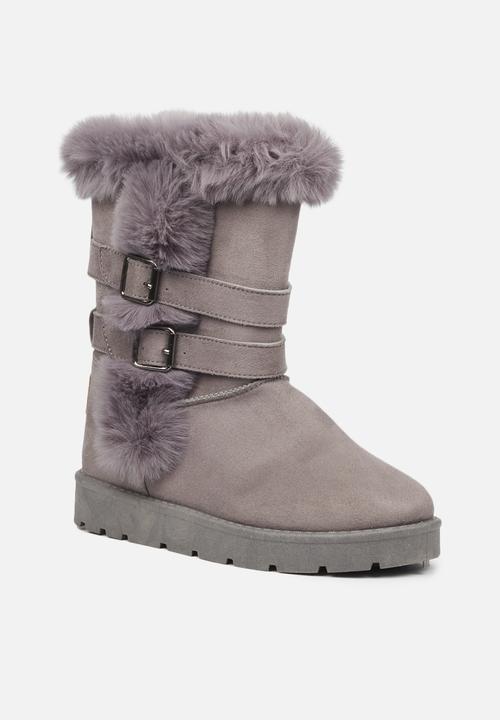 Miss Black - Rae5 ankle boot - grey