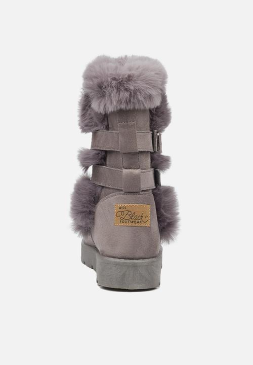 Miss Black - Rae5 ankle boot - grey