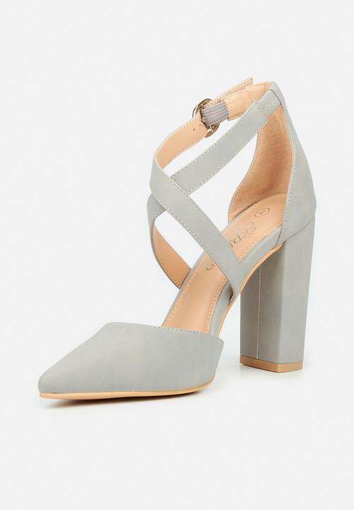 Miss Black - Criss1 heel - grey