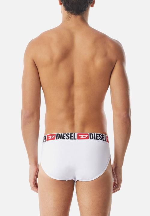 Diesel  - Umbr-andre three pack briefs - white