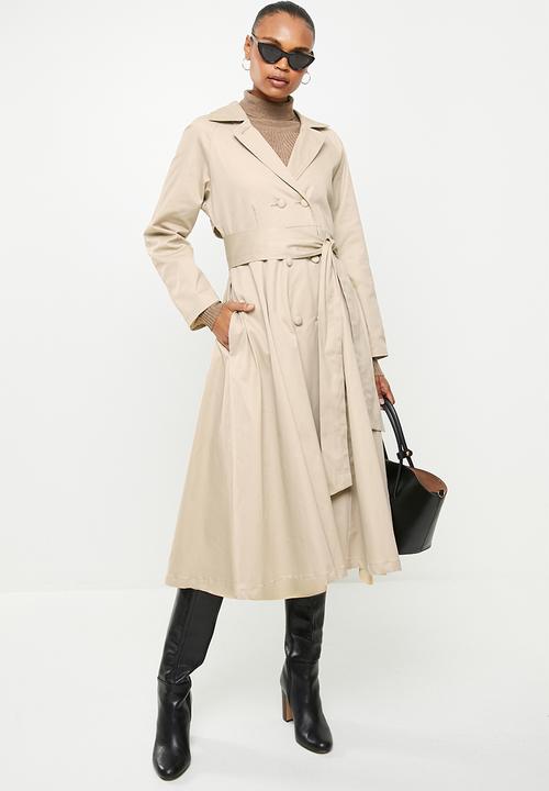 AMANDA LAIRD CHERRY - Njesuthi coat - stone