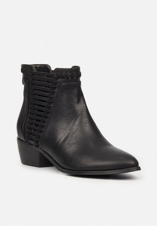 Butterfly Feet - Saddle 2 ankle boot - black