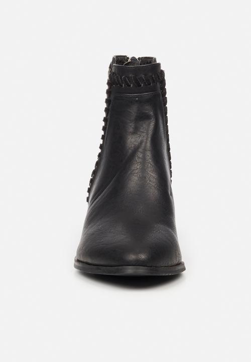 Butterfly Feet - Saddle 2 ankle boot - black