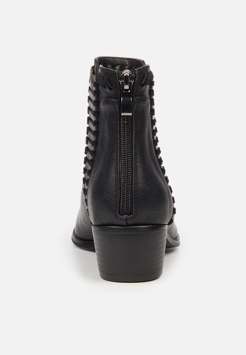 Butterfly Feet - Saddle 2 ankle boot - black