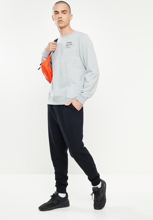 Hurley - Smile crew fleece - dark grey